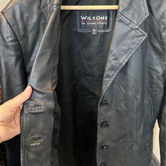 90's style vintage Wilson's genuine leather jacket - Picture 5 of 5